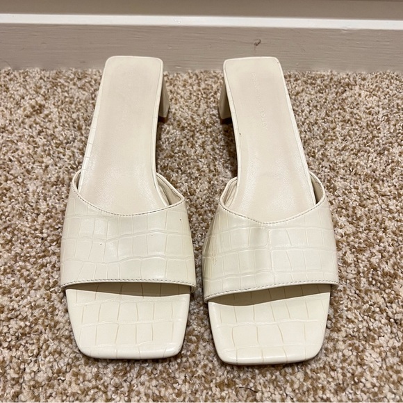 Princess Polly Shoes - Princess Polly Cream Heeled Sandals